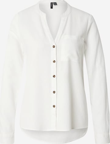 Chemisier 'MYMILO' VERO MODA en blanc : devant