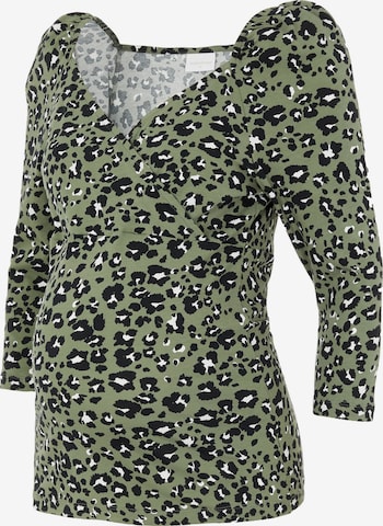 MAMALICIOUS Shirt 'DEMI' in Green: front