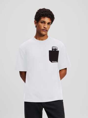 Karl Lagerfeld Футболка в Белый: спереди
