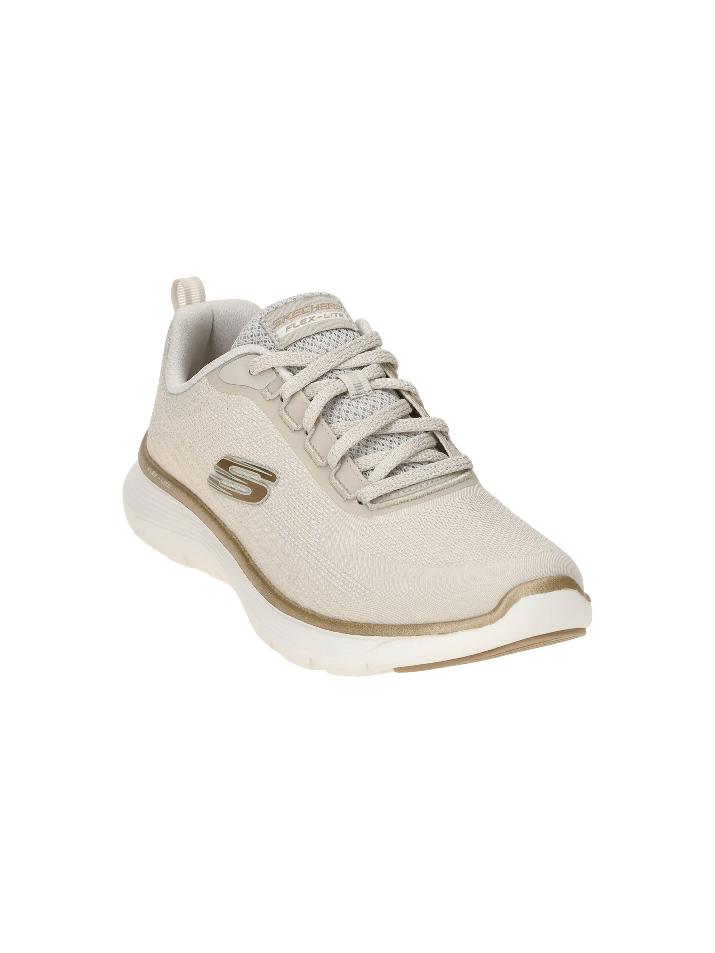 SKECHERS Veterschoen in Beige