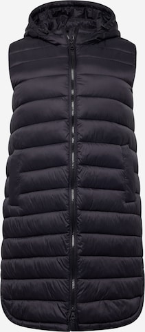 ONLY Carmakoma Bodywarmer 'Melody' in Zwart: voorkant