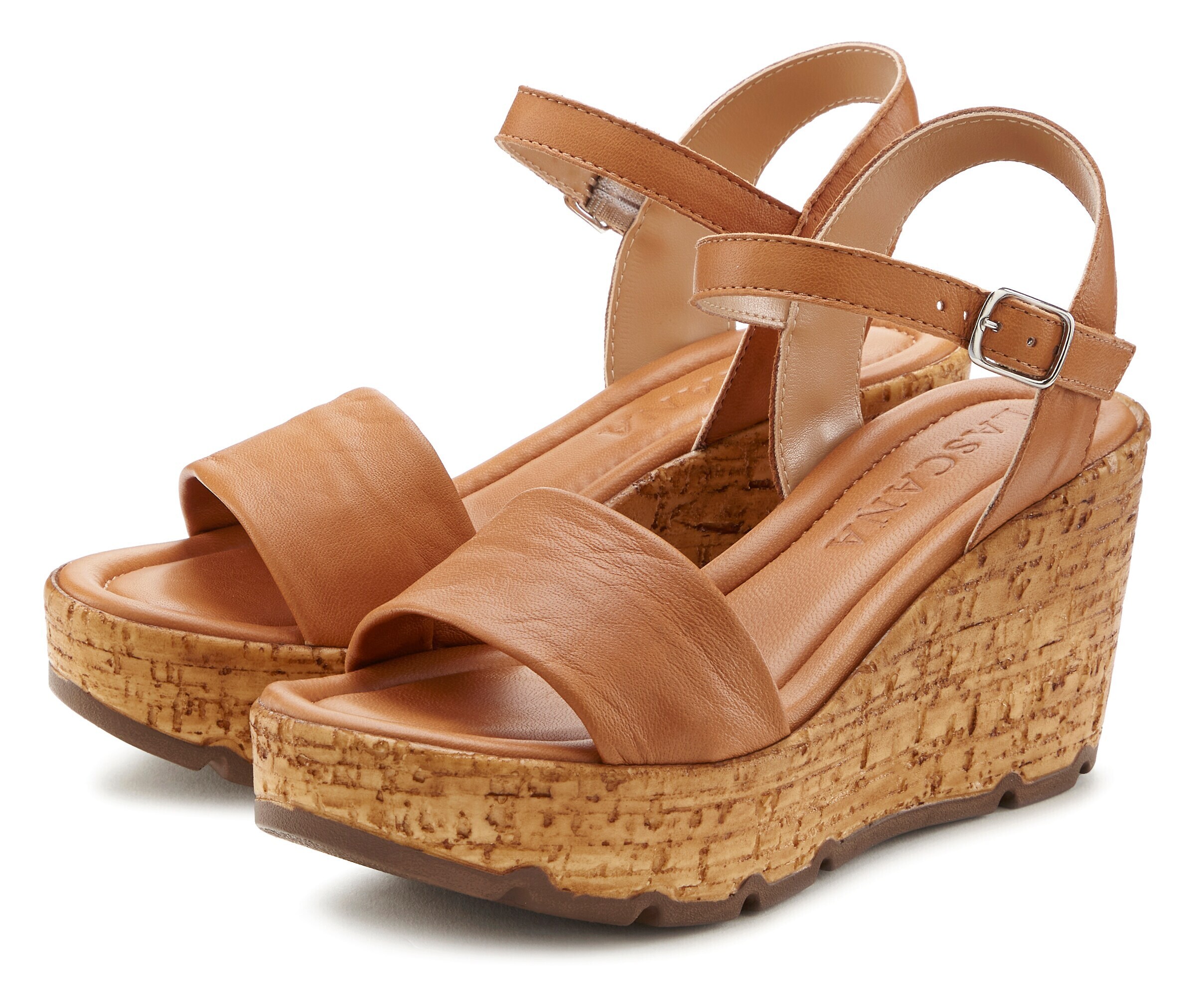 LASCANA Sandale in Beige