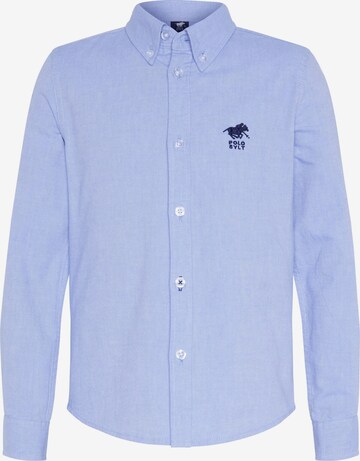 Polo Sylt Regular fit Button Up Shirt in Blue: front