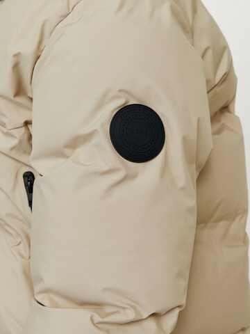 JACK & JONES Vinterjakke 'JCOAlpha' i beige