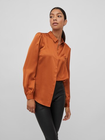 VILA - Blusa em laranja: frente