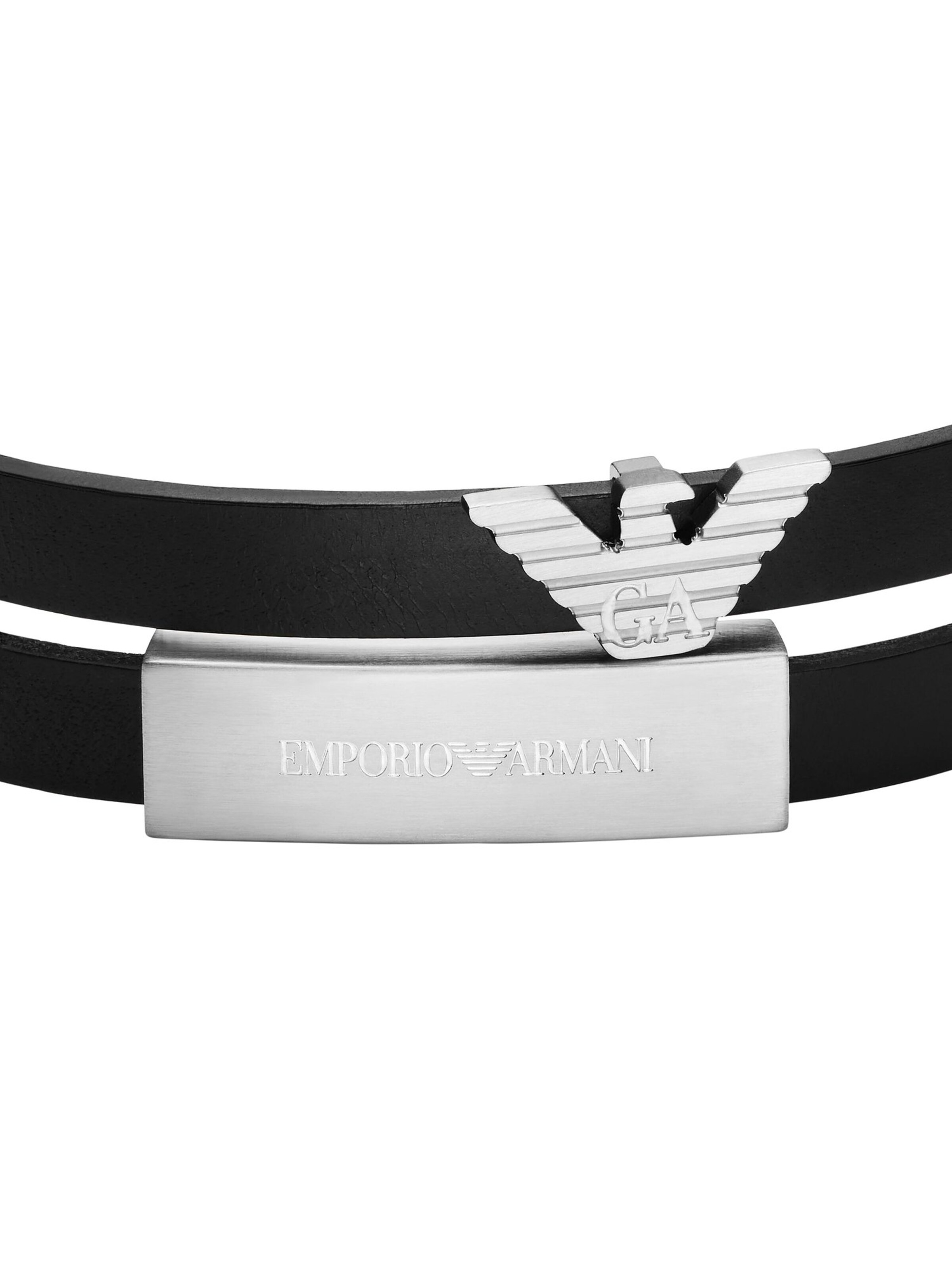 Emporio Armani Armband in Schwarz