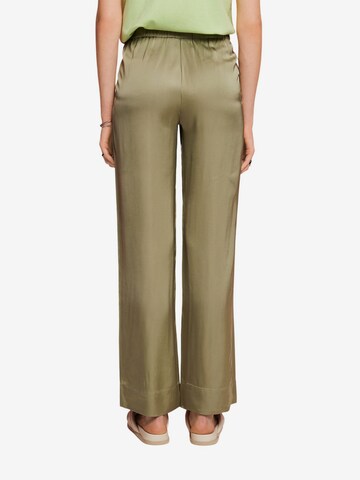 ESPRIT Loosefit Pantalon in Groen