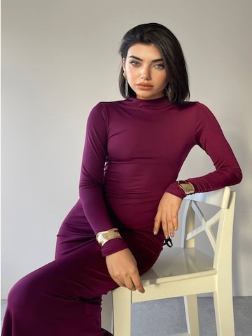 WOMAN VISION Společenské šaty – fialová