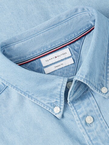 TOMMY HILFIGER Regular Fit Hemd in Blau