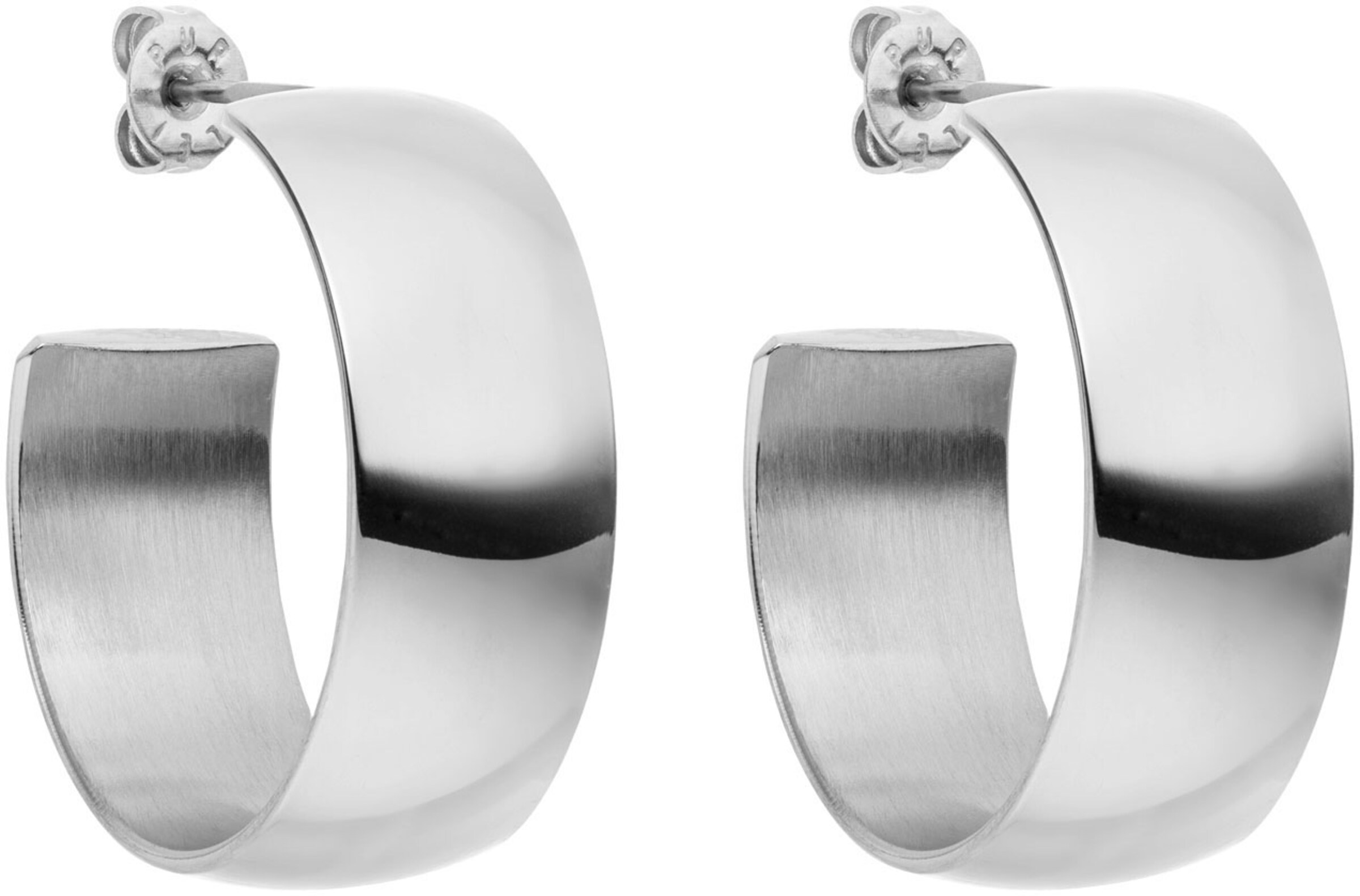 PURELEI Ohrringe 'Glowing' in Silber: Vorderseite