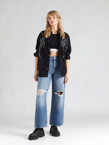 Calvin Klein Jeans Baggy Džíny – modrá