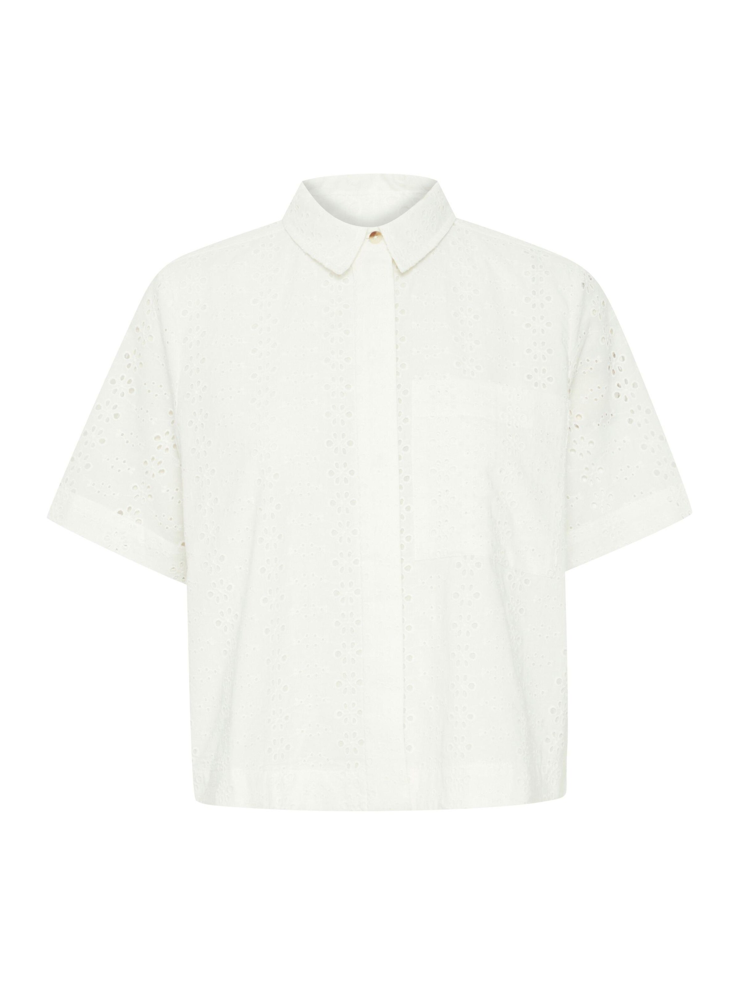 b.young Bluse in Weiß: Vorderseite