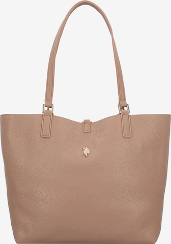 U.S. POLO ASSN. Shopper in Brown: front