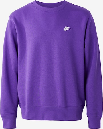 Felpa 'CLUB' di Nike Sportswear in lilla: frontale
