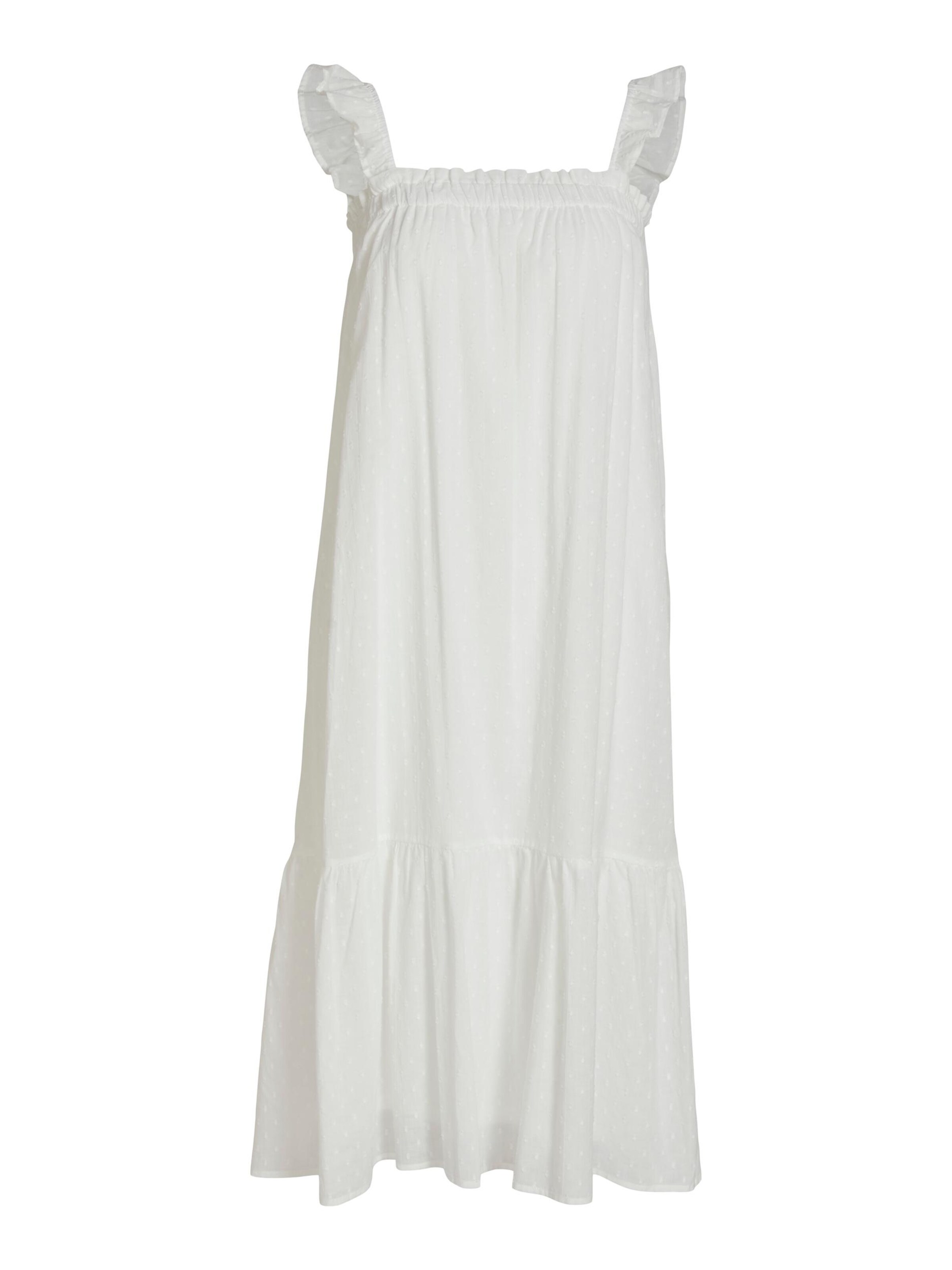 VILA Letní šaty 'BULIA' – bílá: přední strana