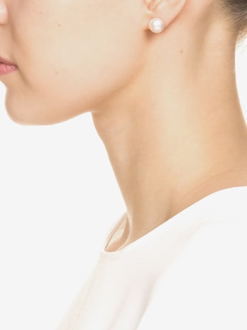 Heideman Earrings 'Perle' in White: front