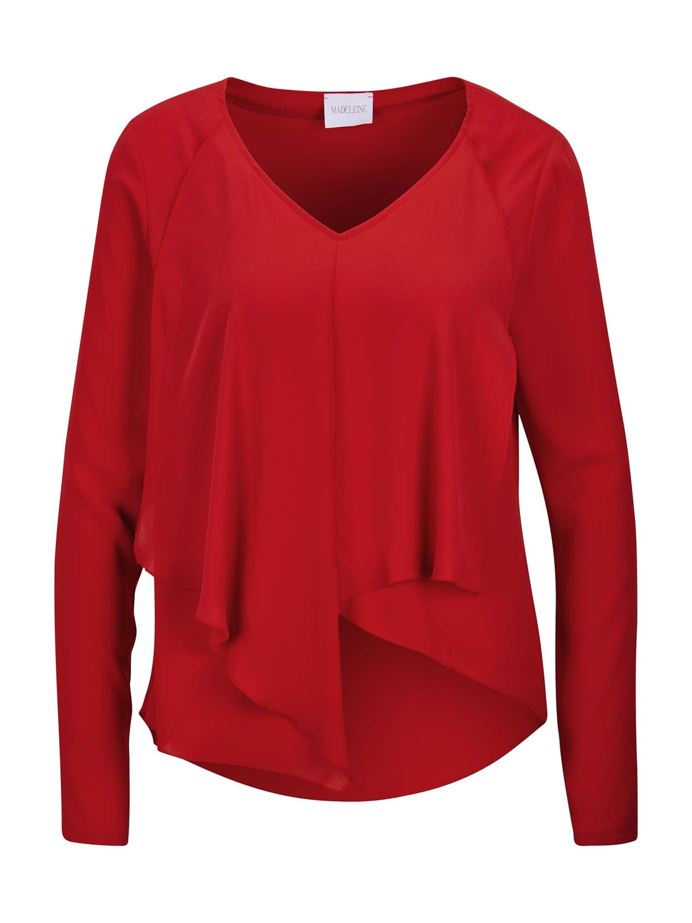 MADELEINE Blouse in Rood: voorkant