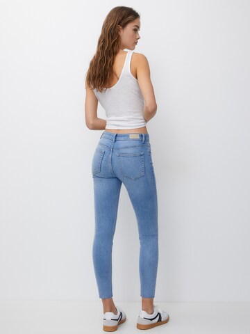 Pull&Bear Skinny Jeans i blå