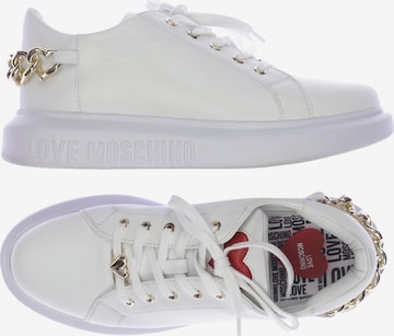 Love Moschino Sneakers & Trainers in 41 in White: front