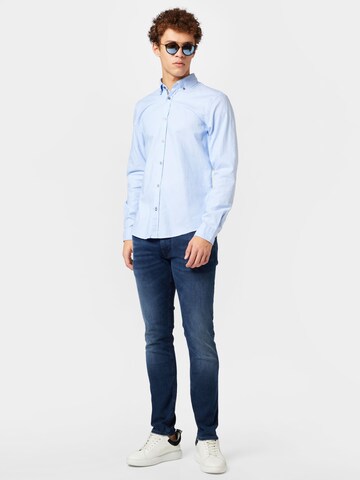 JOOP! Jeans Regular fit Button Up Shirt in Blue