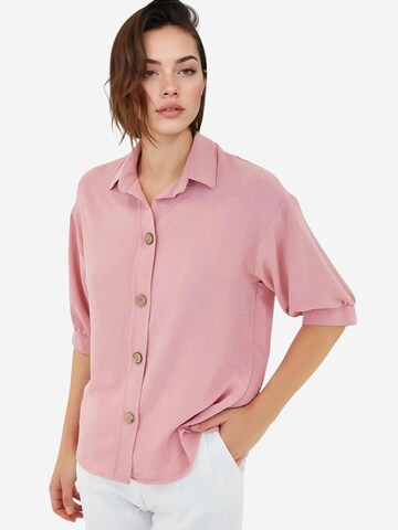 Bigdart - Blusa em rosa