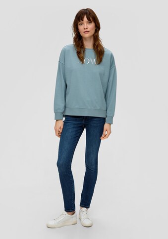 Sweat-shirt s.Oliver en bleu