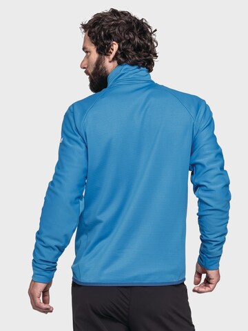 Schöffel Athletic fleece jacket 'Blaueis' in Blue