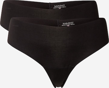 MAGIC Bodyfashion Tanga – černá: přední strana