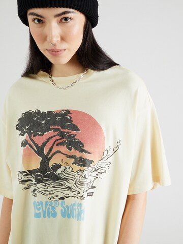 LEVI'S ® - Camiseta 'Graphic Short Stack Tee' en amarillo