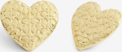 COACH Ohrringe 'Signature Quilted Heart' in One Size in gold, Produktansicht