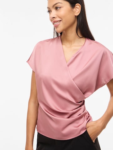 VILA Bluse 'VIElette' i pink