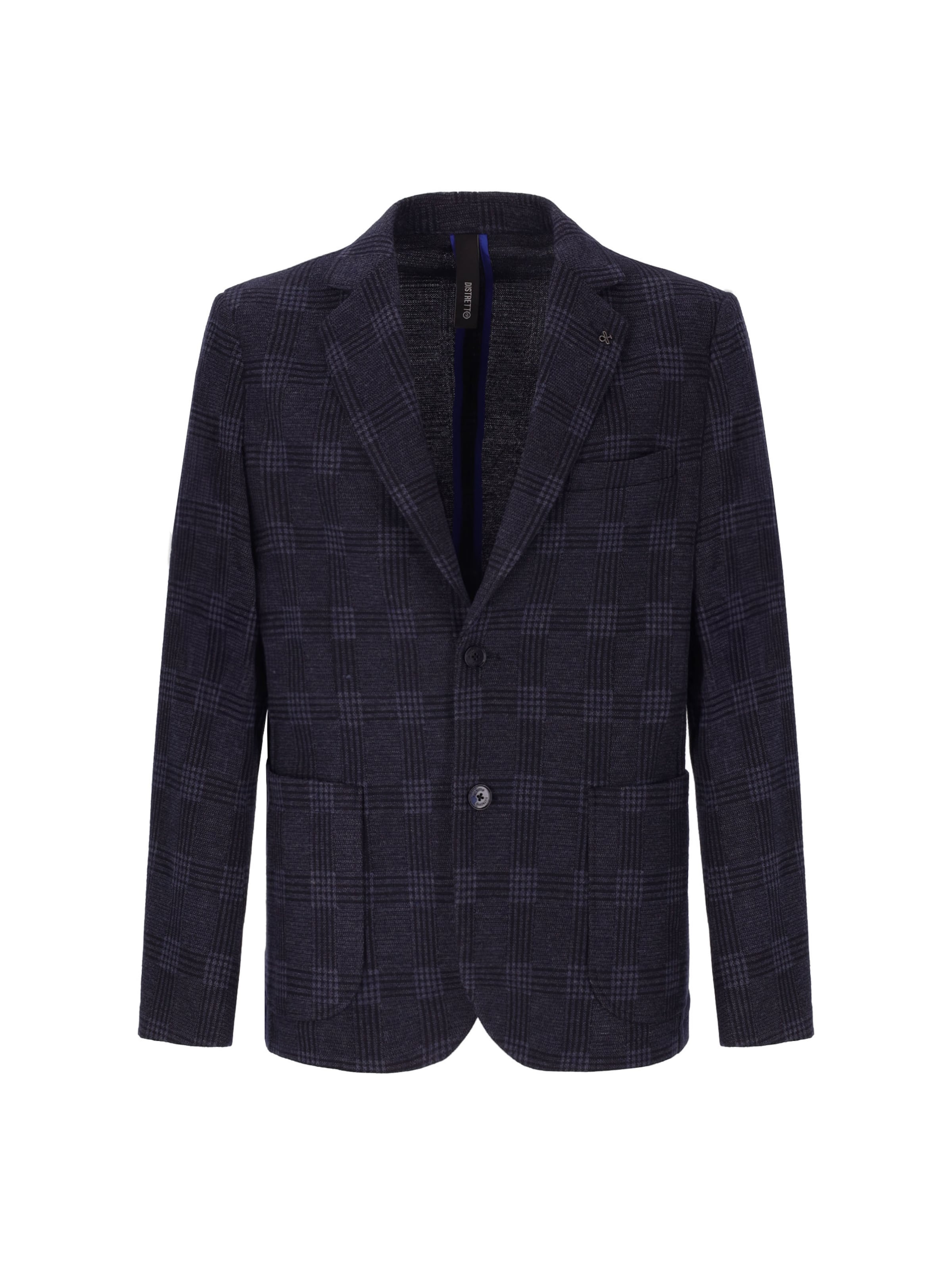 Distretto12 Regular Fit Sakko 'Galles' in Blau: Vorderseite