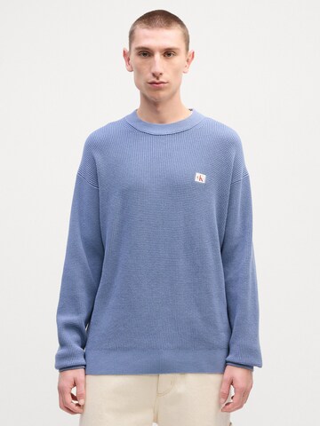 Calvin Klein Jeans Πουλόβερ σε μπλε: μπροστά