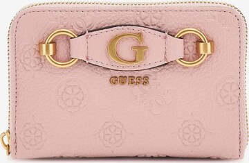 GUESS Wallet 'Izzy' in Pink: front