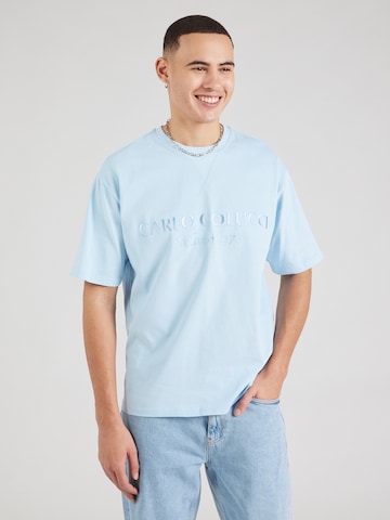 Carlo Colucci T-Shirt in Blau: Vorderseite