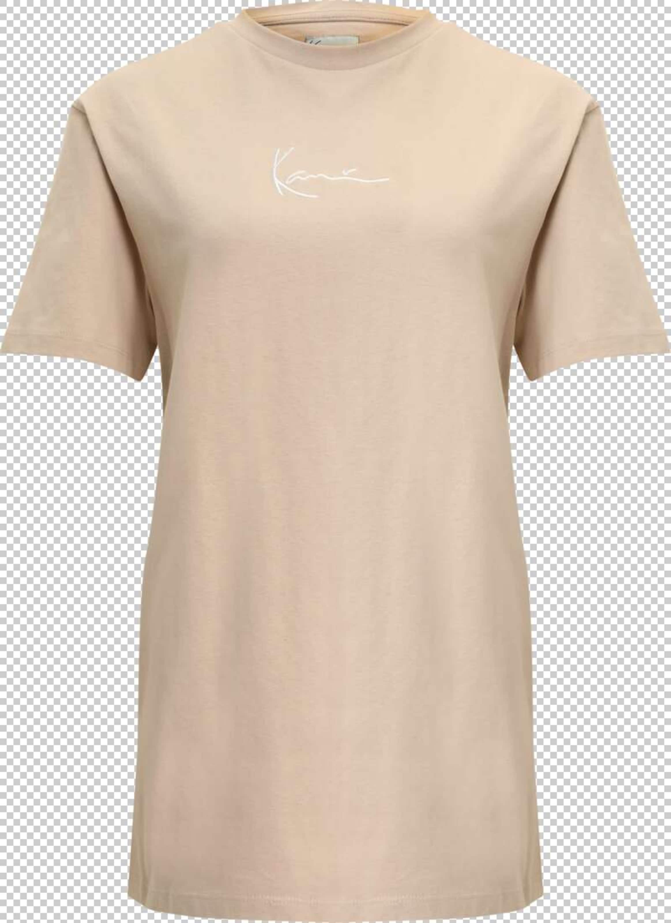 Tricou de la Karl Kani pe bej: față