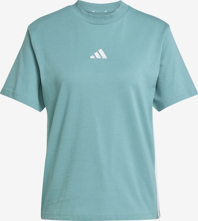 ADIDAS SPORTSWEAR Sporta krekls 'Essentials', krāsa - tirkīza / balts, Preces skats