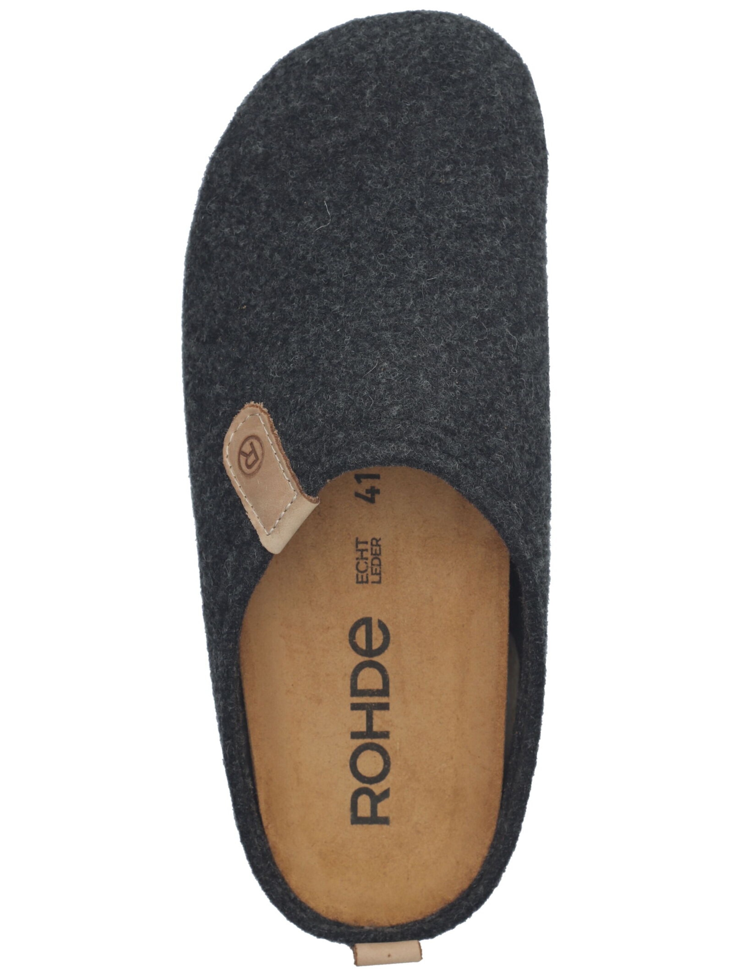 ROHDE Hausschuh in Grau