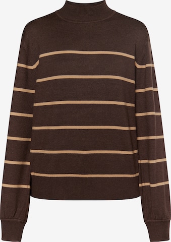 DreiMaster Klassik Sweater in Brown: front