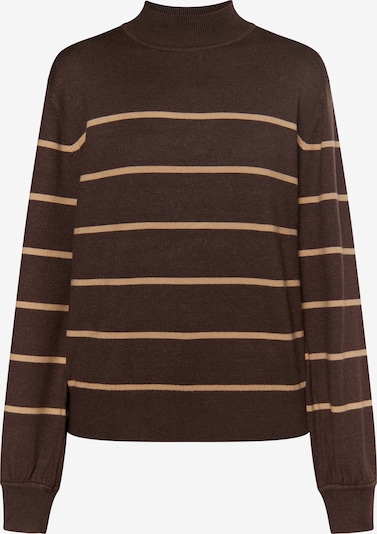 DreiMaster Klassik Sweater in Dark brown / Orange, Item view