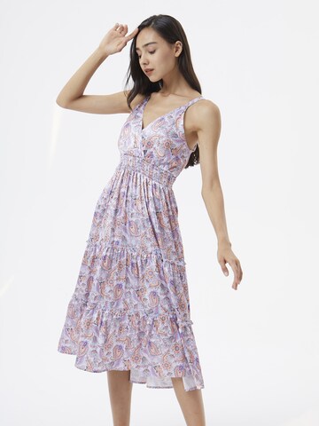 AIKI KEYLOOK - Vestido de verão 'Sunroof' em roxo