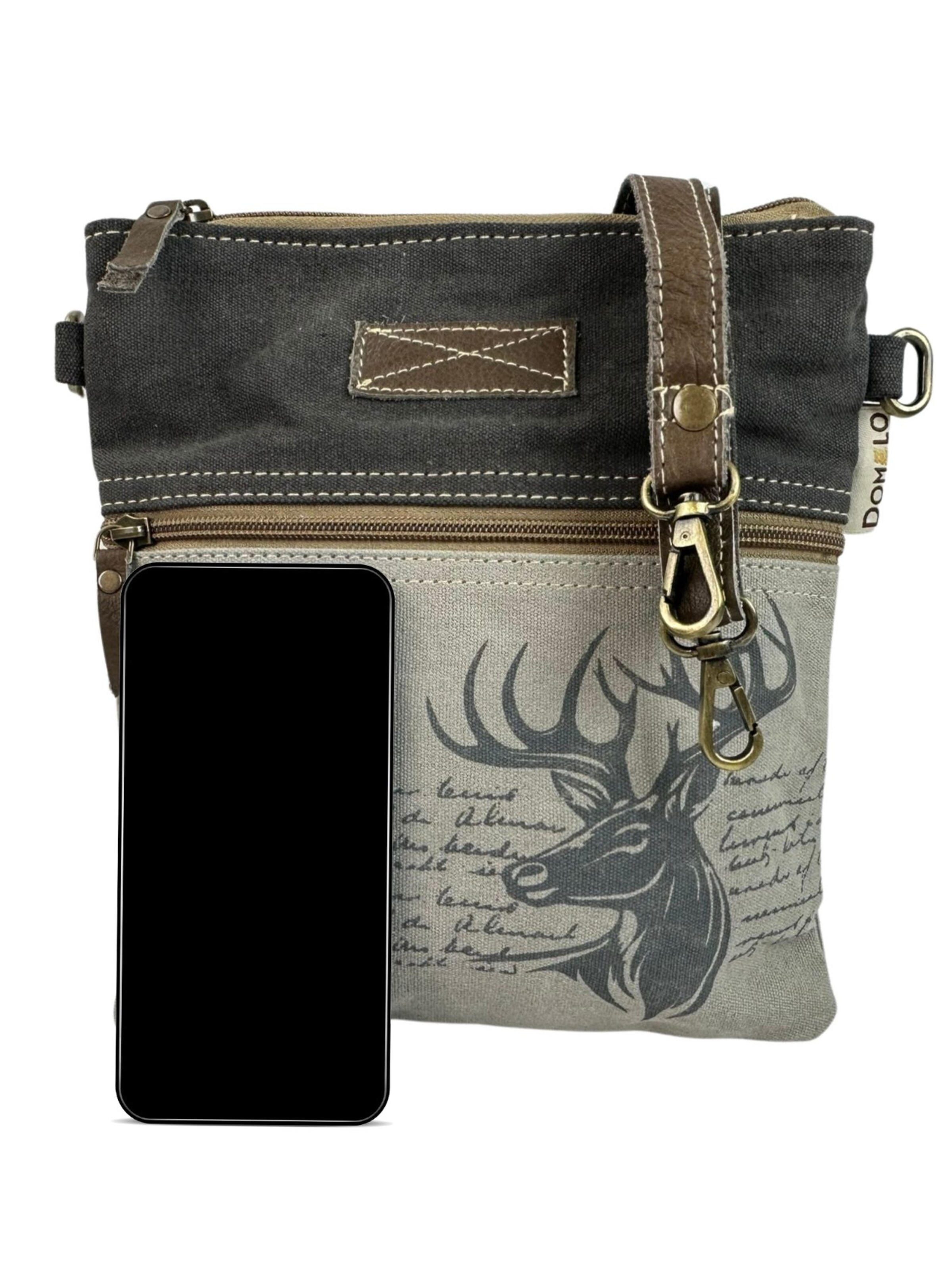 DOMELO Crossbody Bag 'Domelo' in Grey