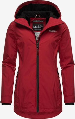 MARIKOO Weatherproof jacket in Red: front