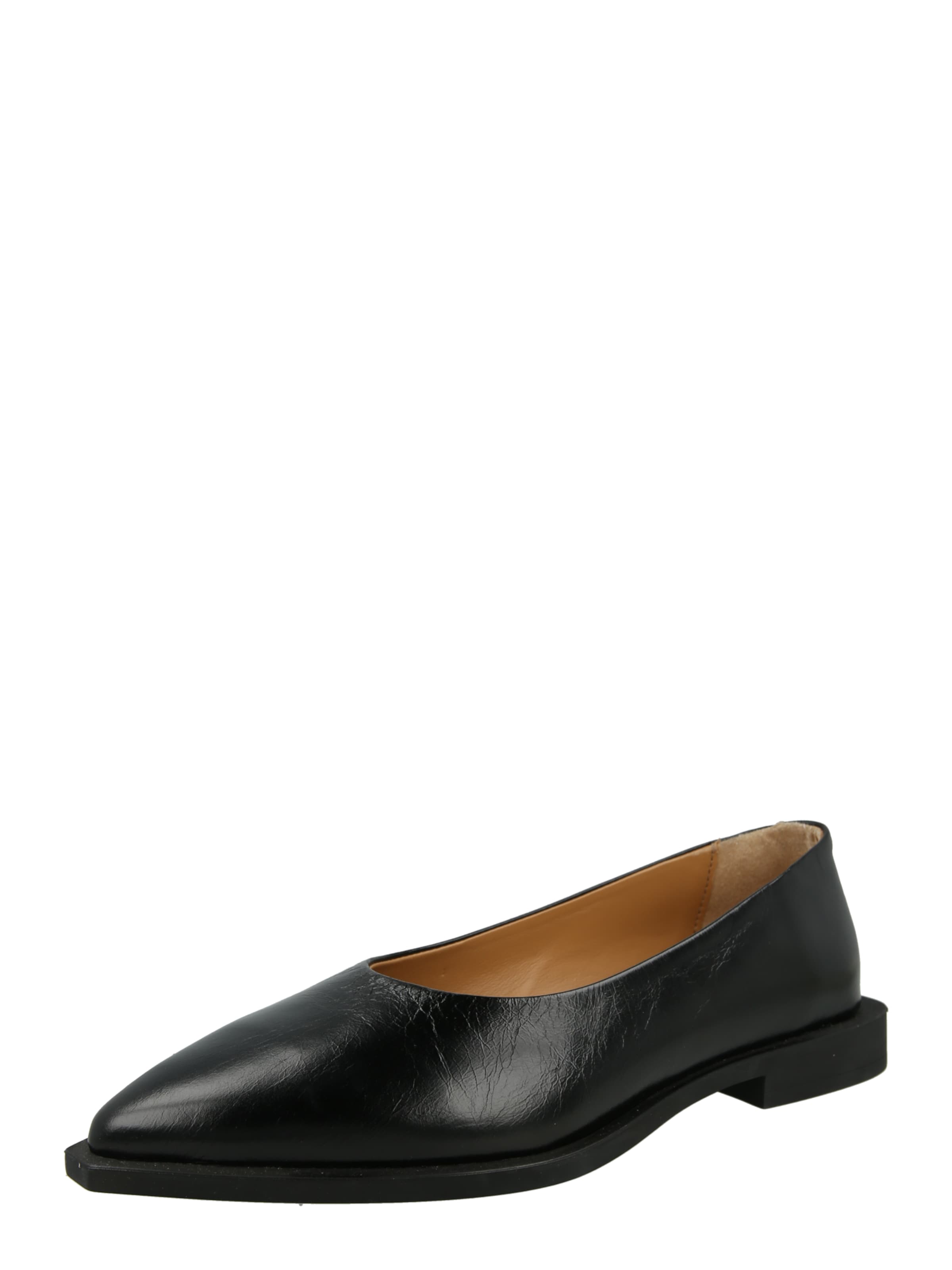 Ballerines Copenhagen Studios en noir : devant