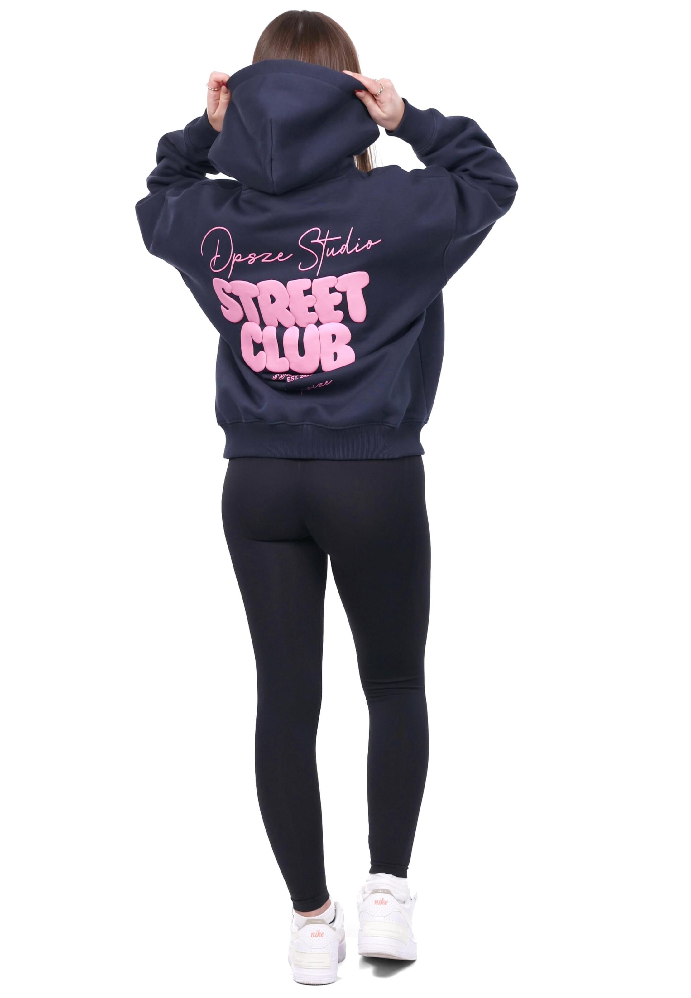 Dropsize Sweatshirt 'Street Club' in Blue