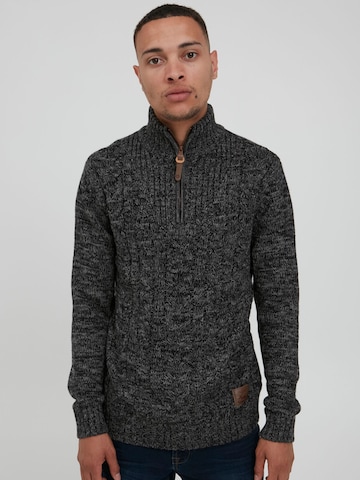 !Solid Strickpullover 'Pankraz' in Grau