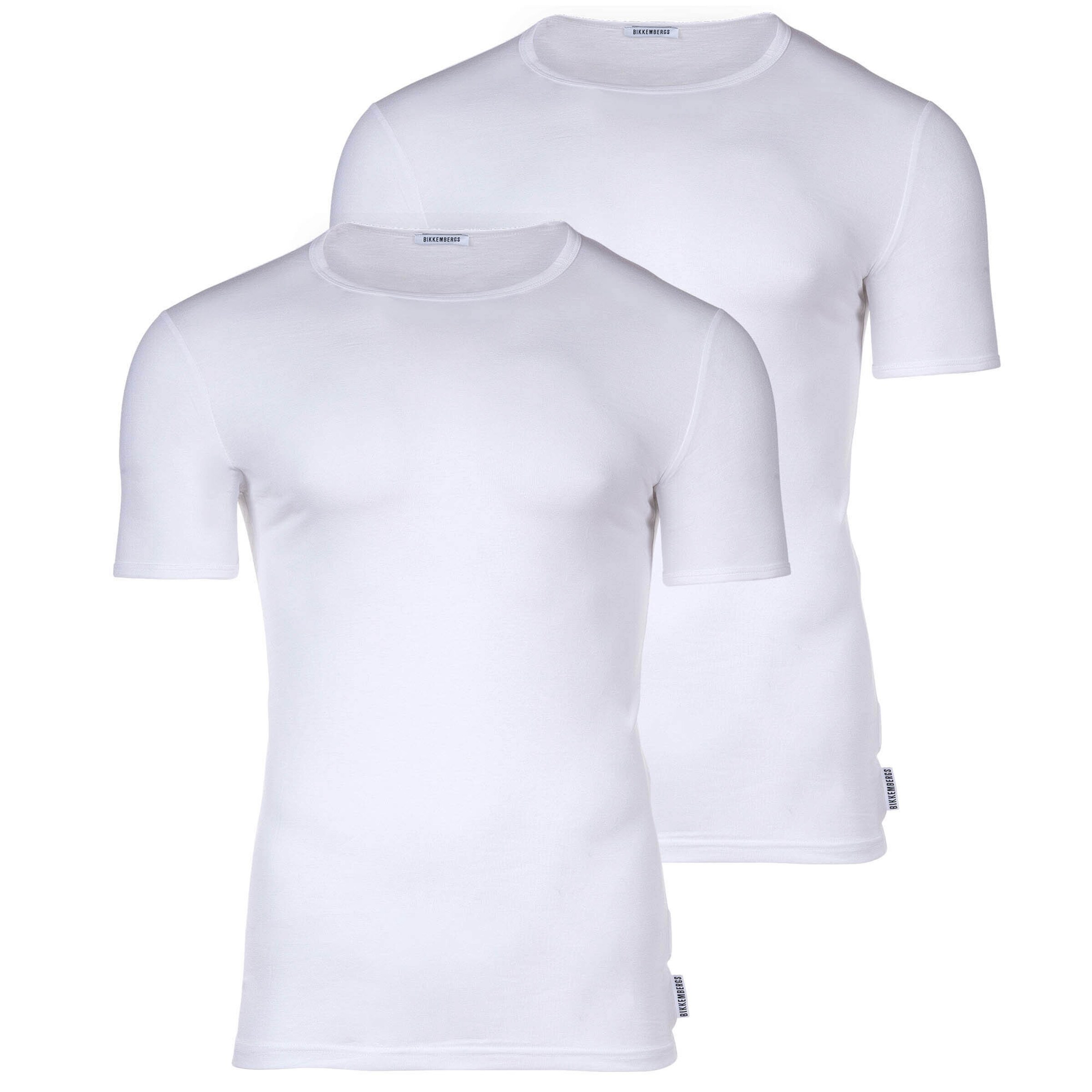BIKKEMBERGS Shirt in White: front