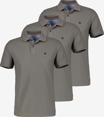 LERROS Shirt 'Basic' in Grau: Vorderseite