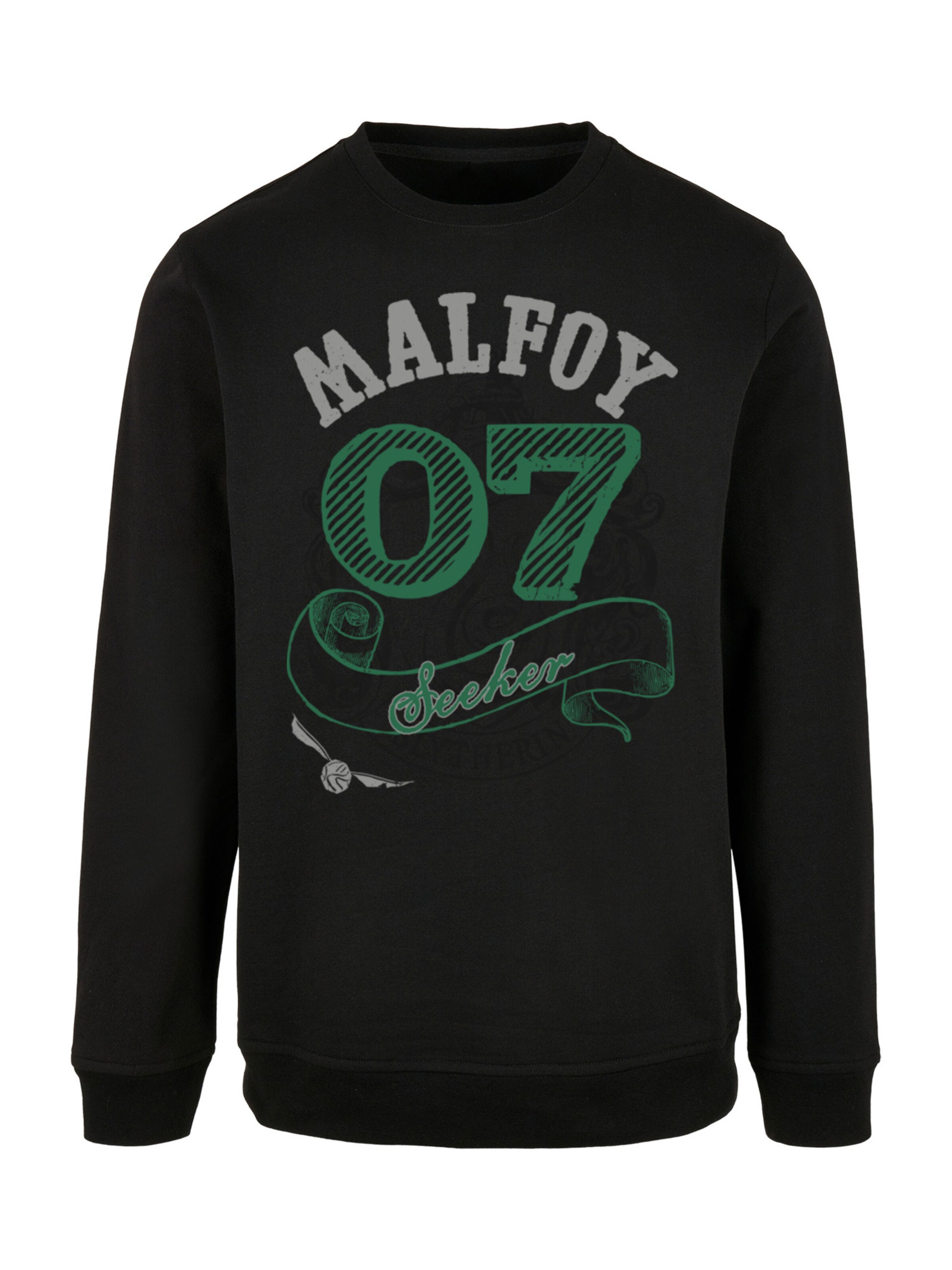 F4NT4STIC Sweatshirt Harry Potter Draco Malfoy Seeker in Black ABOUT YOU