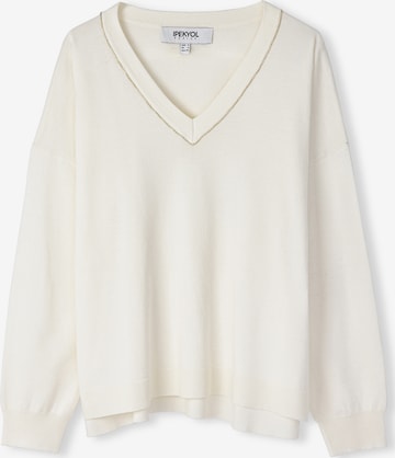 Pull-over Ipekyol en beige : devant